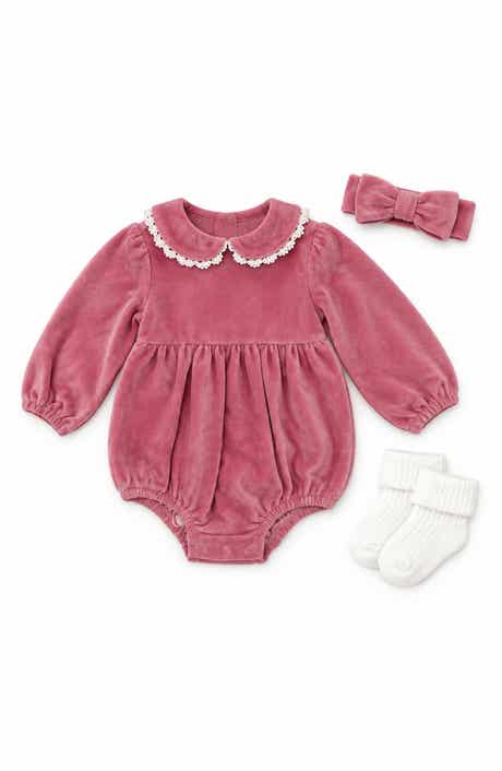 3-Piece Corduroy Romper Set