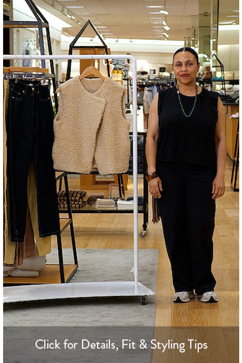 Faux Shearling Vest video