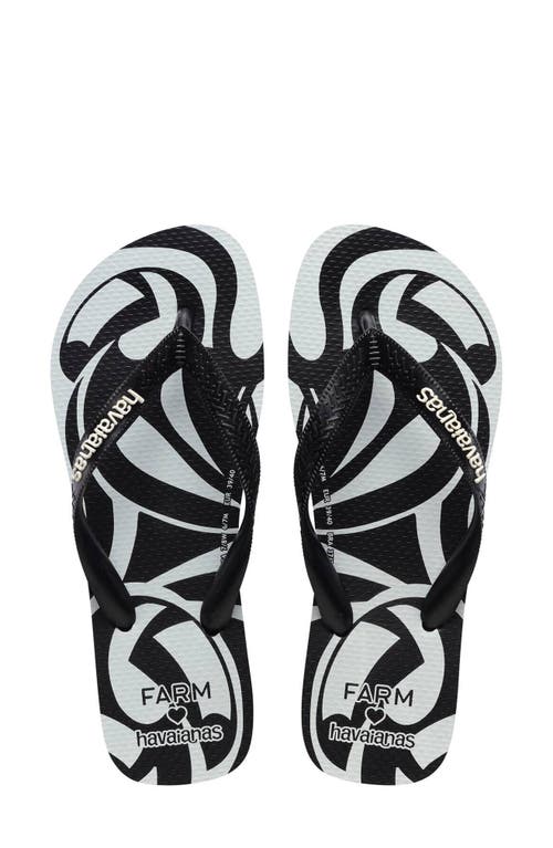 HAVAIANAS HAVAIANAS X FARM RIO TUCANADA RAINBOW FLIP FLOP