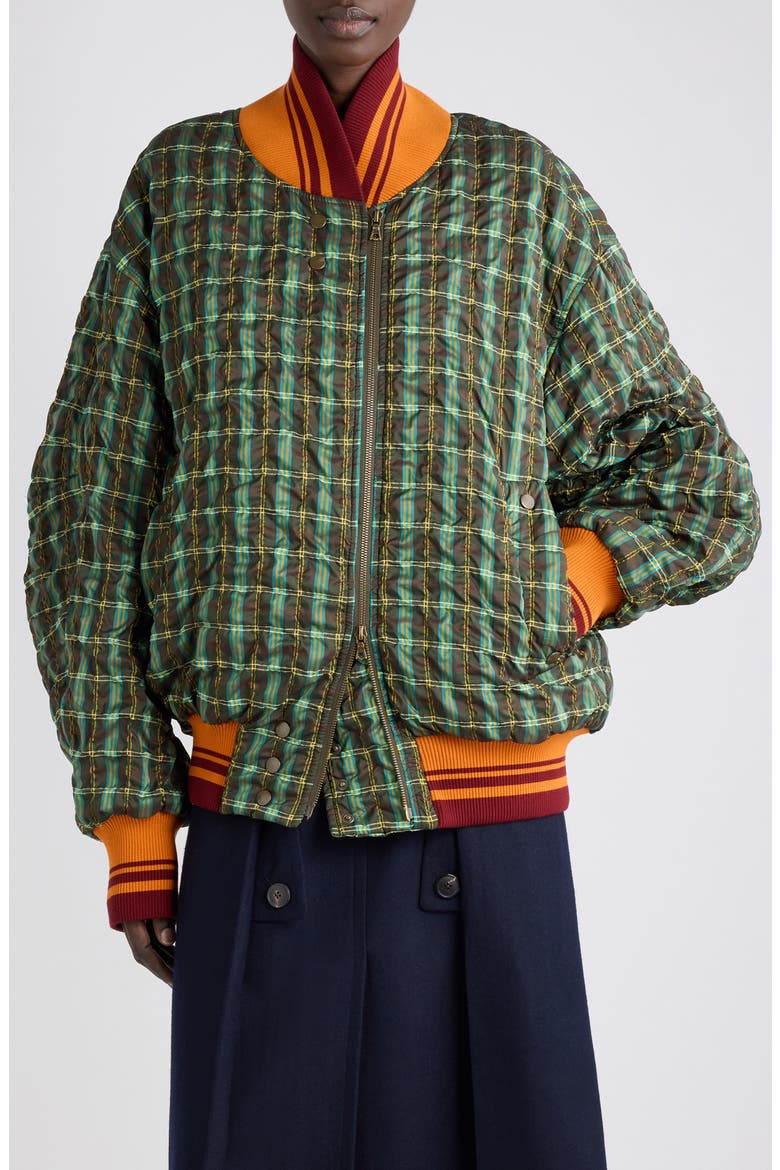 Valdi Seersucker Jacket, Main, color, KHAKI
