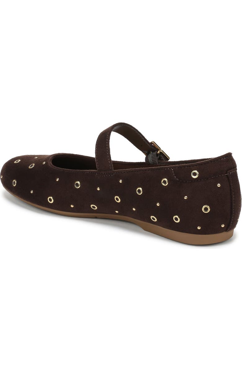 Dr. Scholl's <p>Wexley Studded Mary Jane Flat (Women)</p>, Alternate, color, Dark Umber Microfiber
