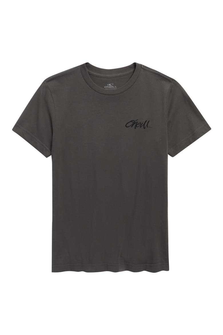 Kids' Veer Cotton Graphic T-Shirt, Main, color, DARK SHADOW