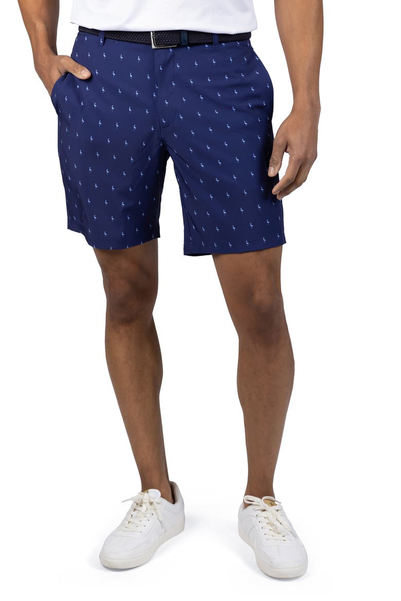 Print Performance Shorts, Main, color, NAVY
