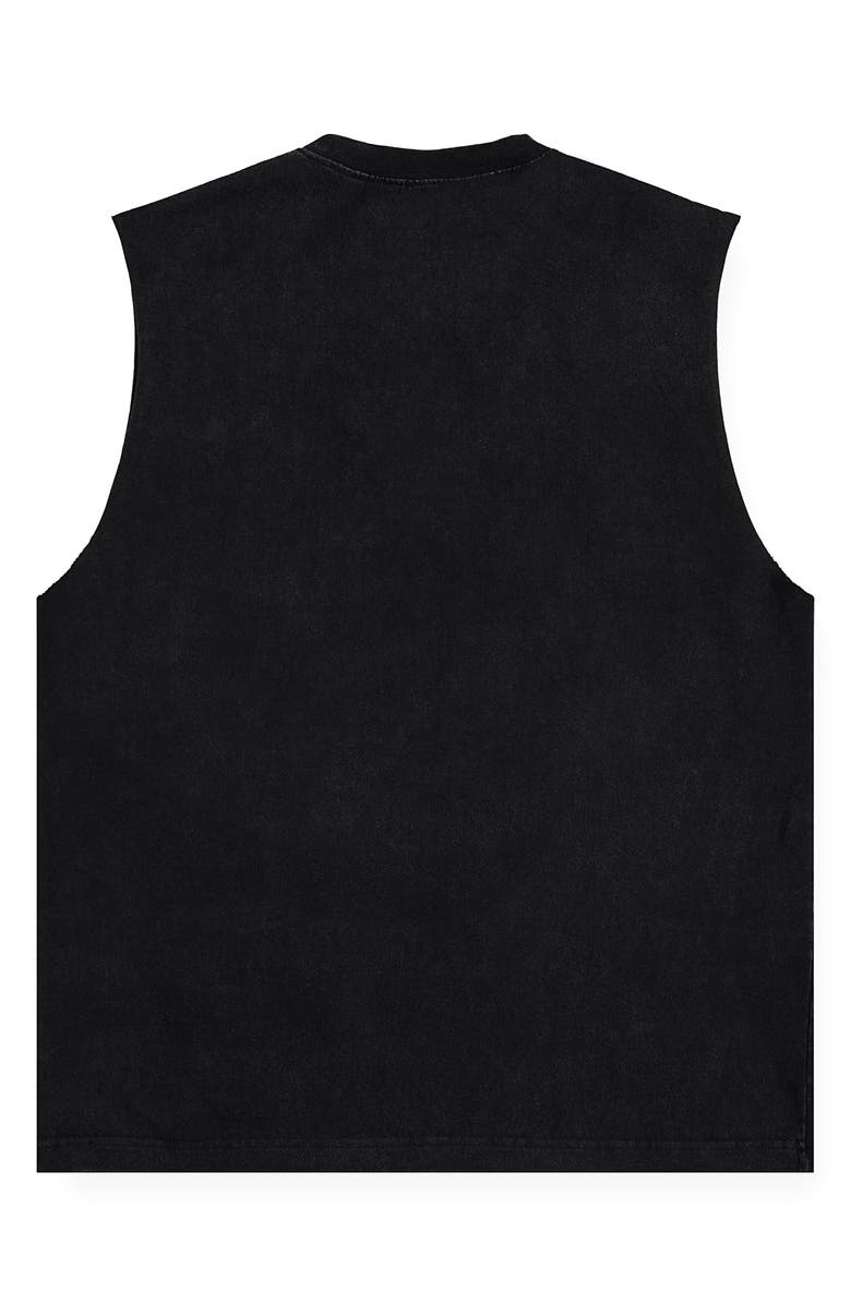 PAPER PLANES Sleeveless Graphic T-Shirt, Alternate, color, Washed Black