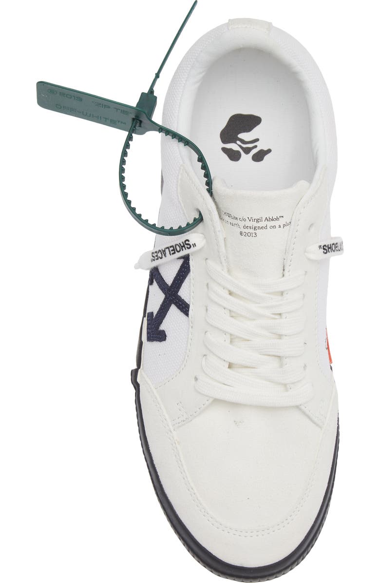 Off-White Low Top Vulcanized Sneaker, Alternate, color,