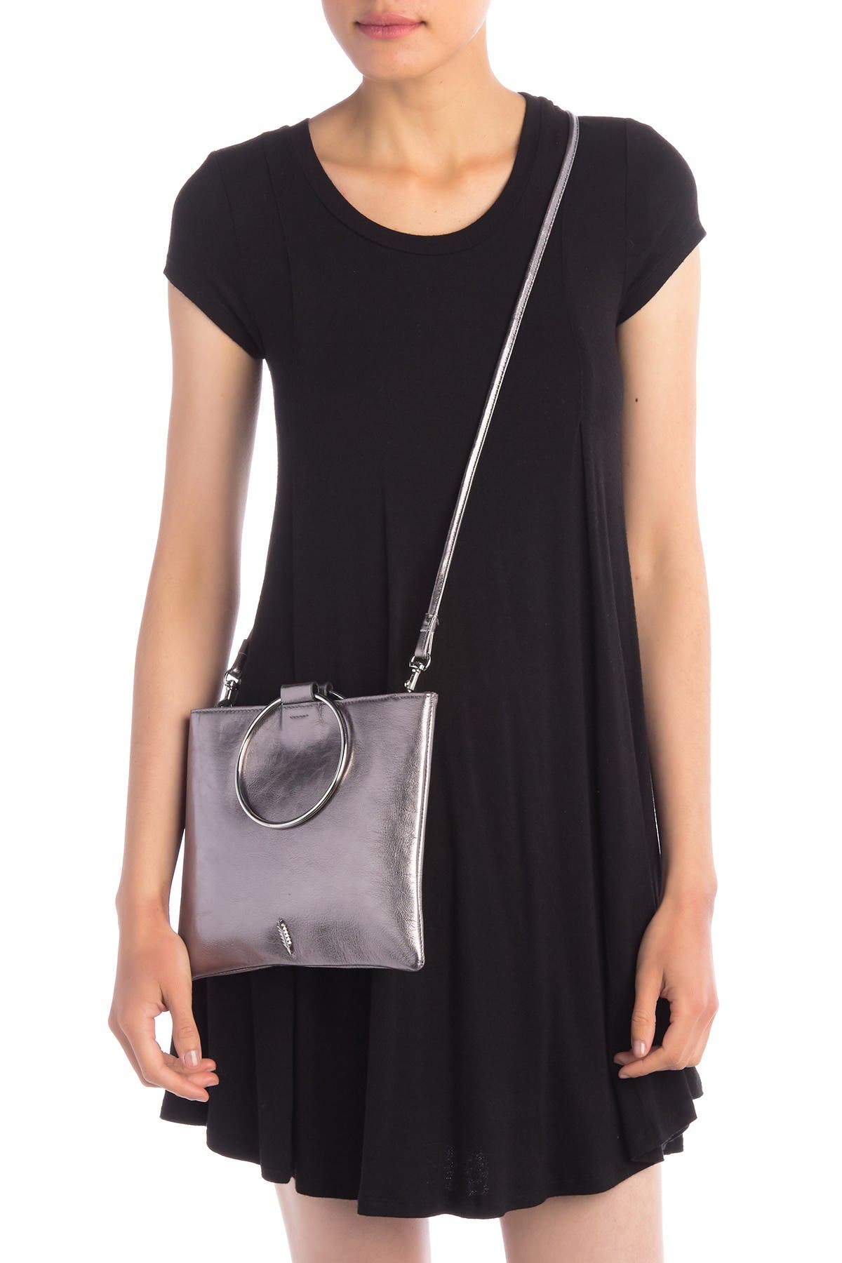 Thacker Le Pouch Leather Crossbody Bag, Alternate, color, 