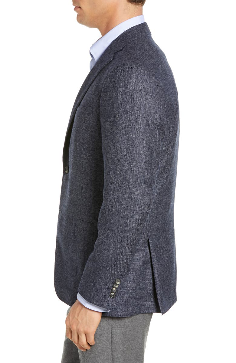 Hickey Freeman Classic Fit Wool & Silk Blazer, Alternate, color, 