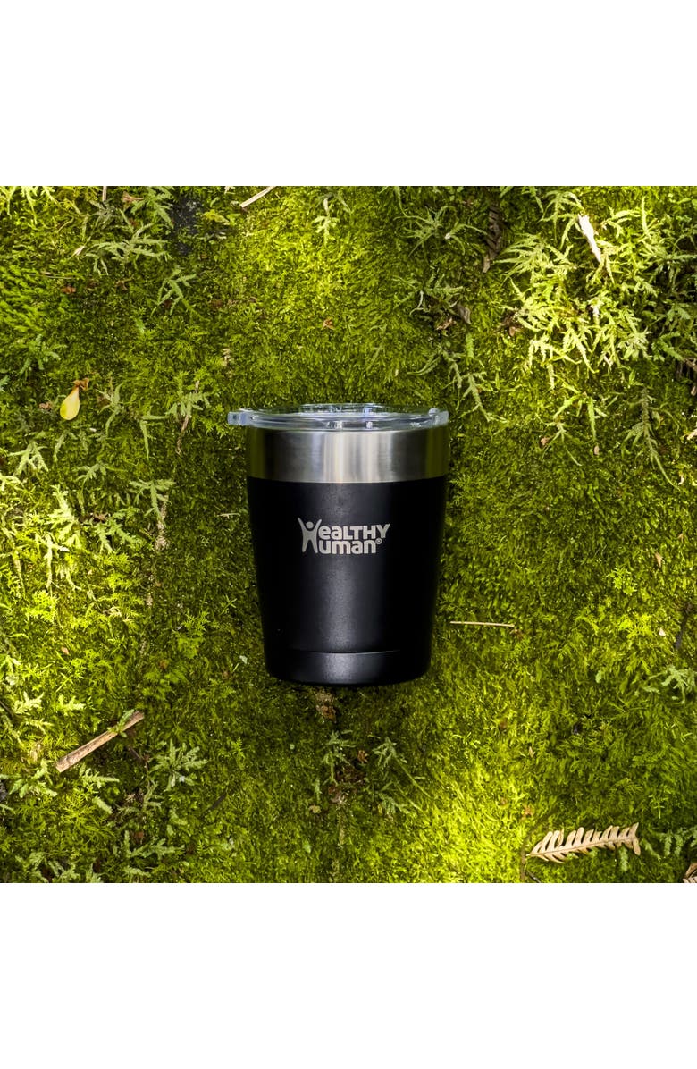Healthy Human The Cruiser Tumbler 12 oz, Alternate, color, Pure Black