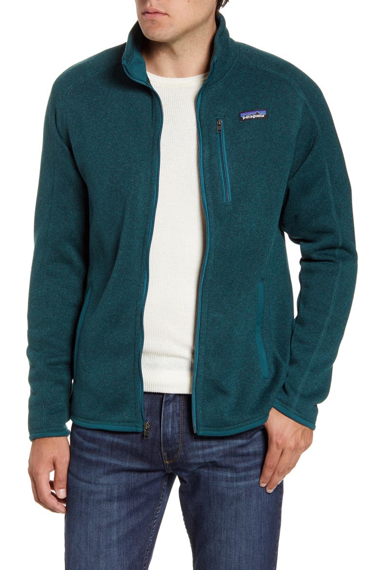 Better Sweater® Zip Jacket, Main, color, PIKI GREEN