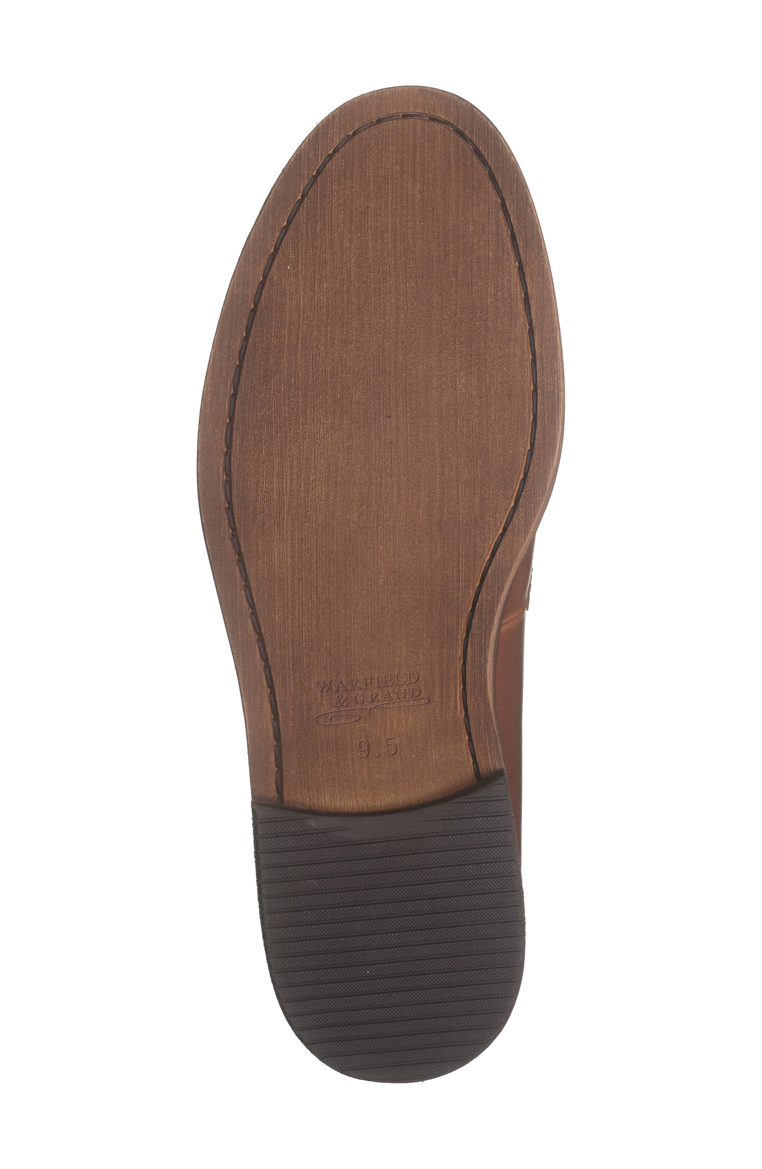 Warfield & Grand Trotter Penny Loafer, Alternate, color, Cognac