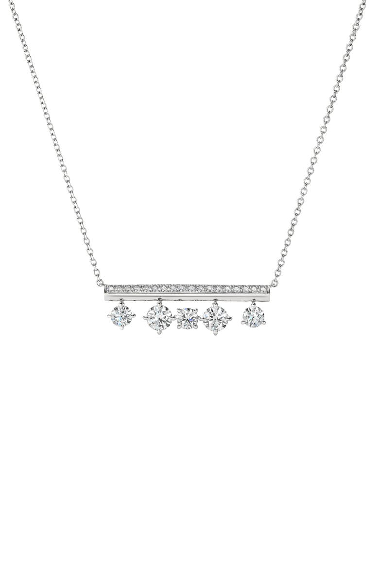 HEARTS ON FIRE Barre Float Pendant Necklace, Main, color,