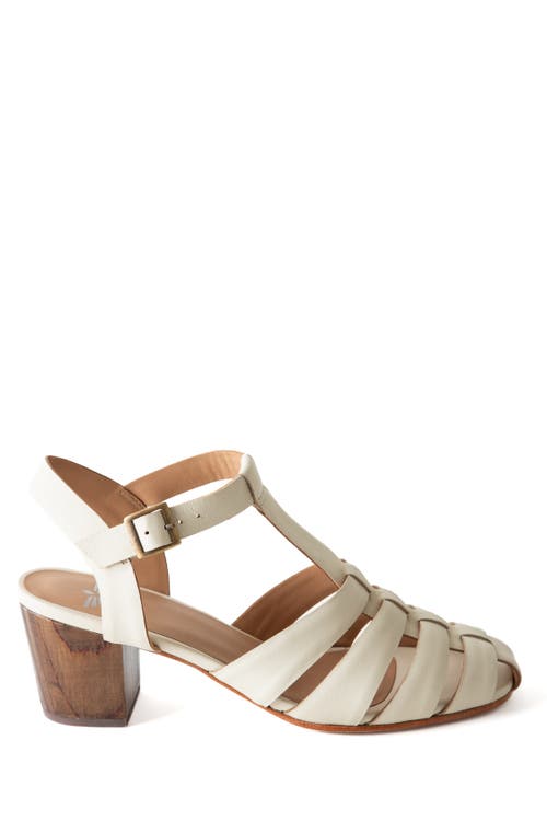 Fortress Golde Heeled Fisherman Sandal In Ivory