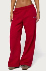 EDIKTED Los Angeles Wide Leg Sweatpants