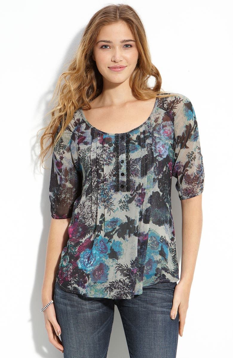Love Squared Loved Squared Chiffon Top, Main, color, 