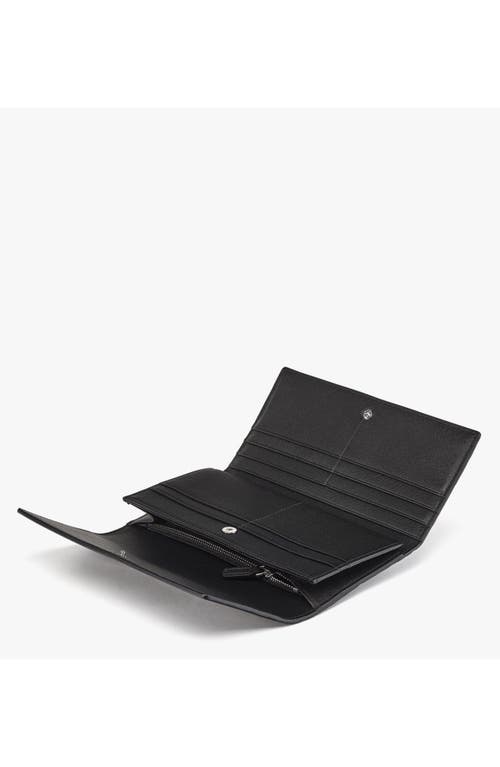 Mcm Aren Continental Wallet In Black
