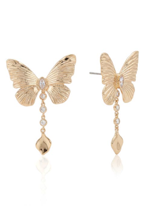 Fluttering Glow Drop Earrings