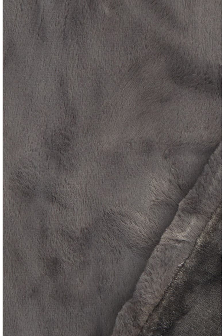Li'l Marsh Medium Plush Blanket, Alternate, color, CHARCOAL CHARLIE