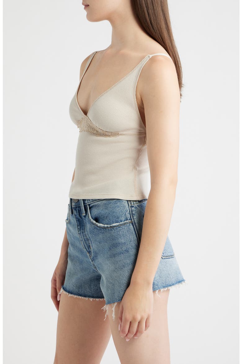 Made You Blush Rib Lounge Tank, Alternate, color, OAT MILK