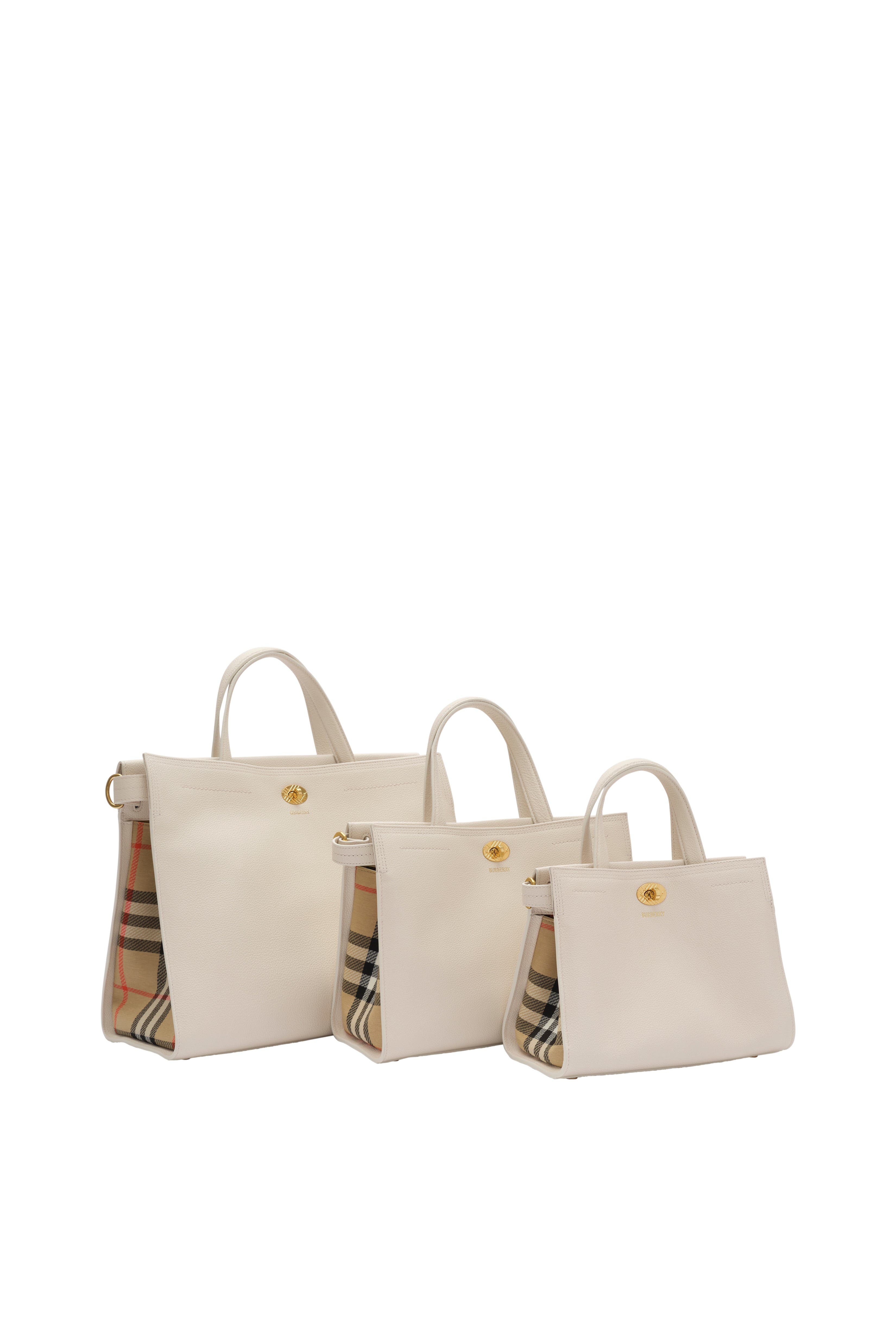 Small Check Cotswolds Tote, Alternate, color, Soap beige