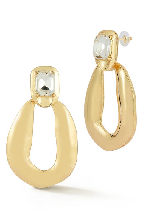 Cubic Zirconia Drop Earrings