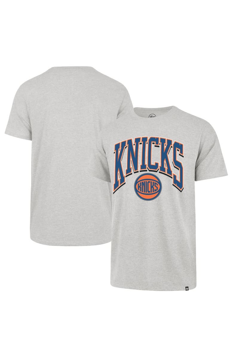 '47 Men's '47 Gray New York Knicks Walk Talk Franklin T-Shirt, Main, color, Gray
