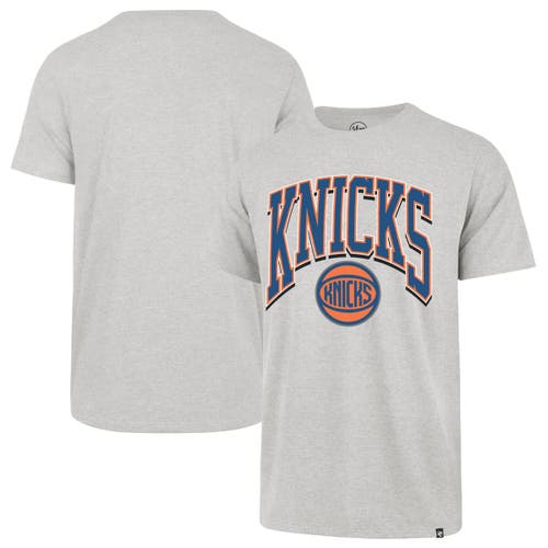47 Brand Men's Gray New York Knicks Walk Talk Franklin T-shirt In Gray