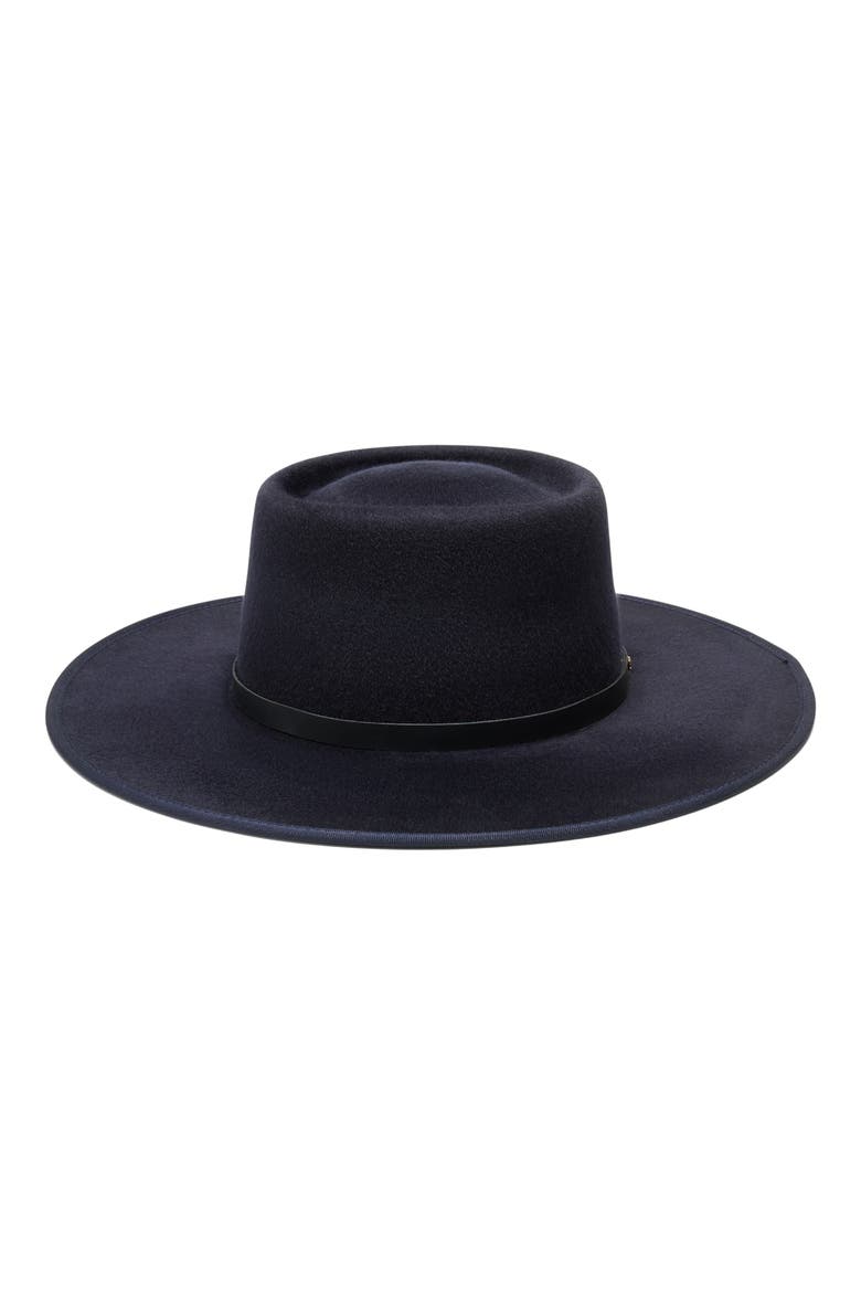 Brush Wool Felt Rancher Hat, Alternate, color, MIDNIGHT