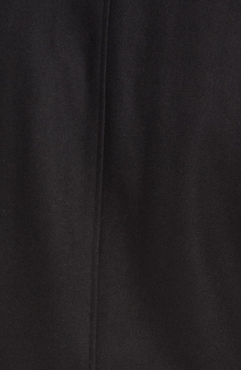 KARL LAGERFELD PARIS Wool Blend Peacoat with Faux Fur Collar, Alternate, color,