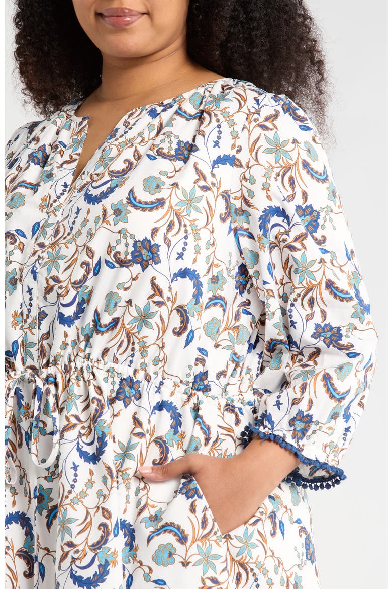 Ralston Floral Print Dress, Alternate, color, OFF-WHITE-MULTI