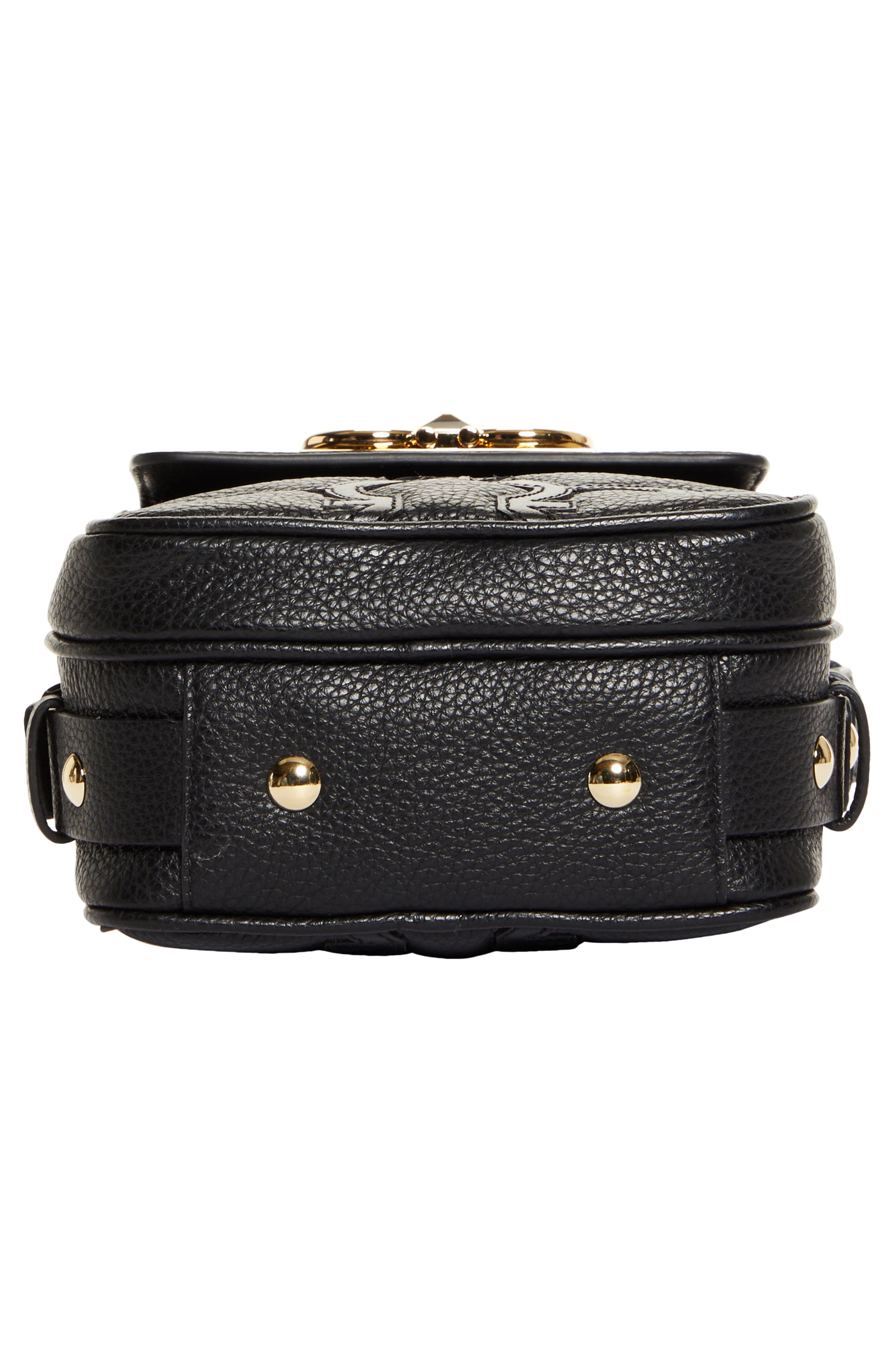 FERRAGAMO Salvatore Ferragamo Iconic Project Leather Camera Bag, Alternate, color, 