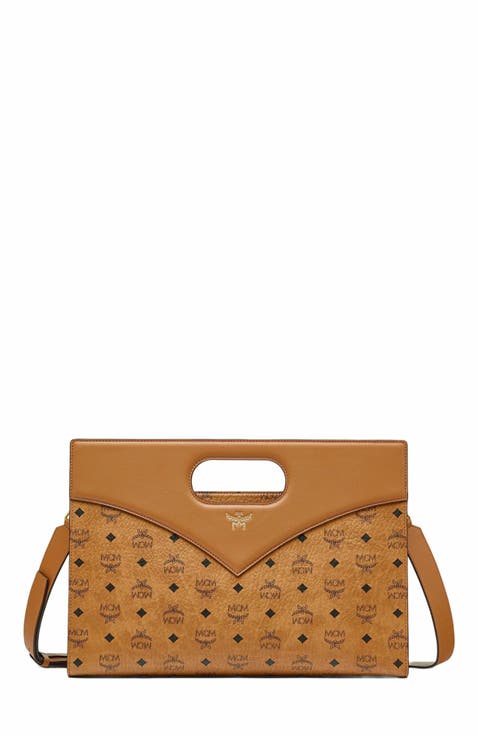 Diamond Tote in Visetos Leather Mix