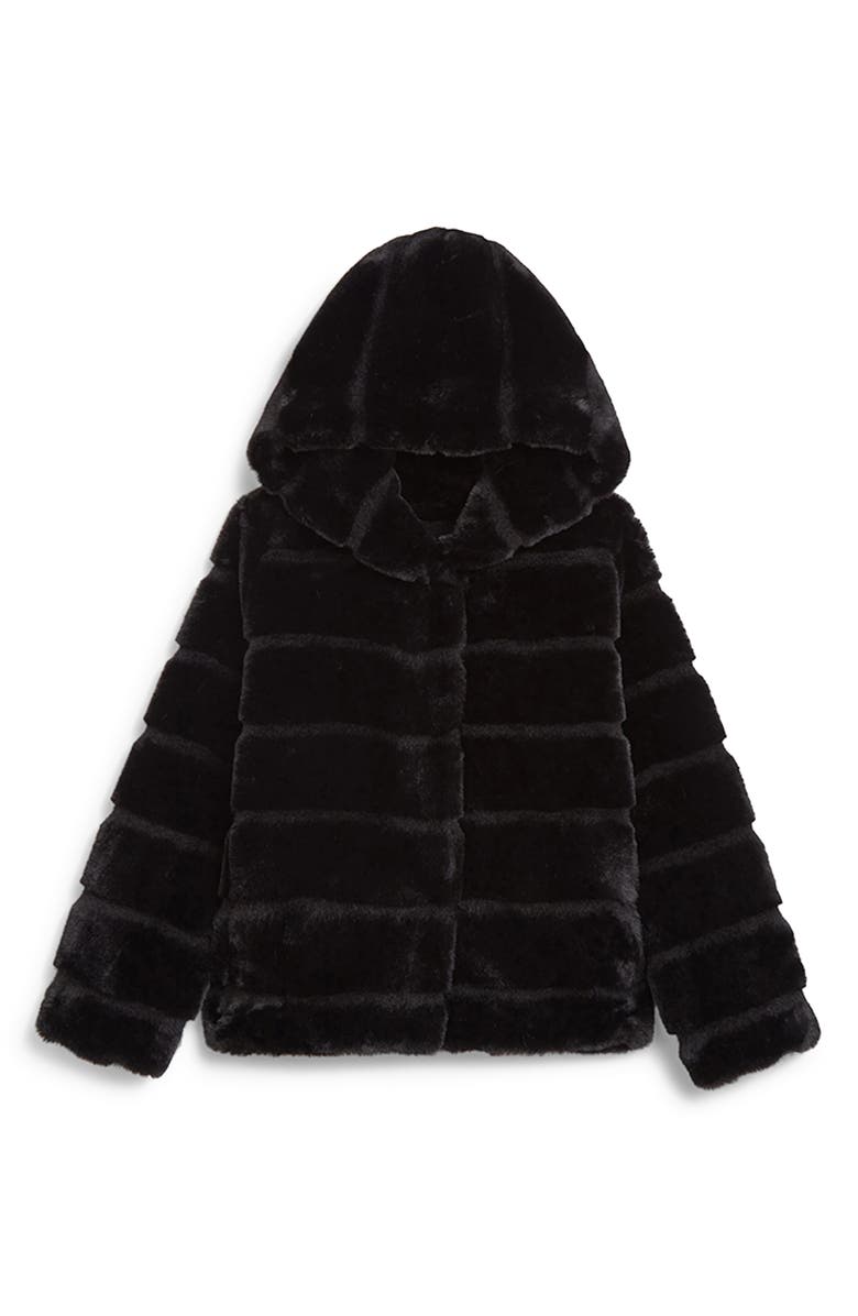 Apparis Kids' Goldie Faux Fur Coat, Main, color, 