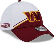 New Era Men's New Era  White/Burgundy Washington Commanders 2023 Sideline 39THIRTY Flex Hat