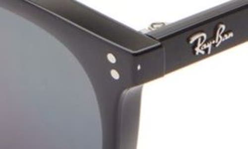 Ray Ban Ray-ban 53mm Polarized Pillow Sunglasses In Black