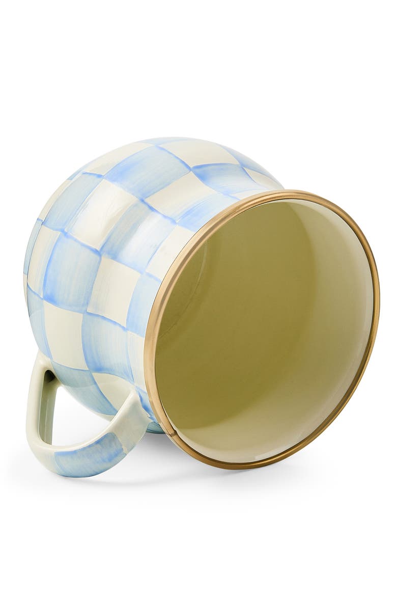 MACKENZIE CHILDS Sky Check Mug, Alternate, color, Sky Check