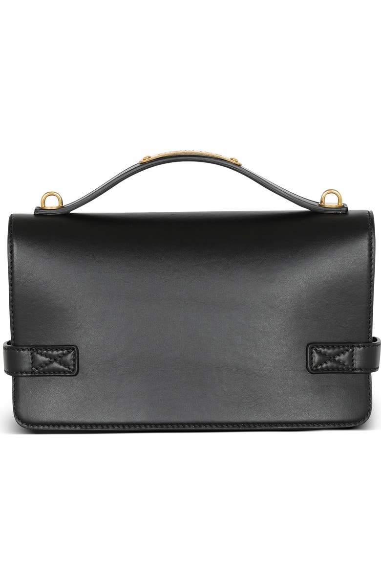 Balmain Smooth Leather B-Buzz 24 Bag, Alternate, color,