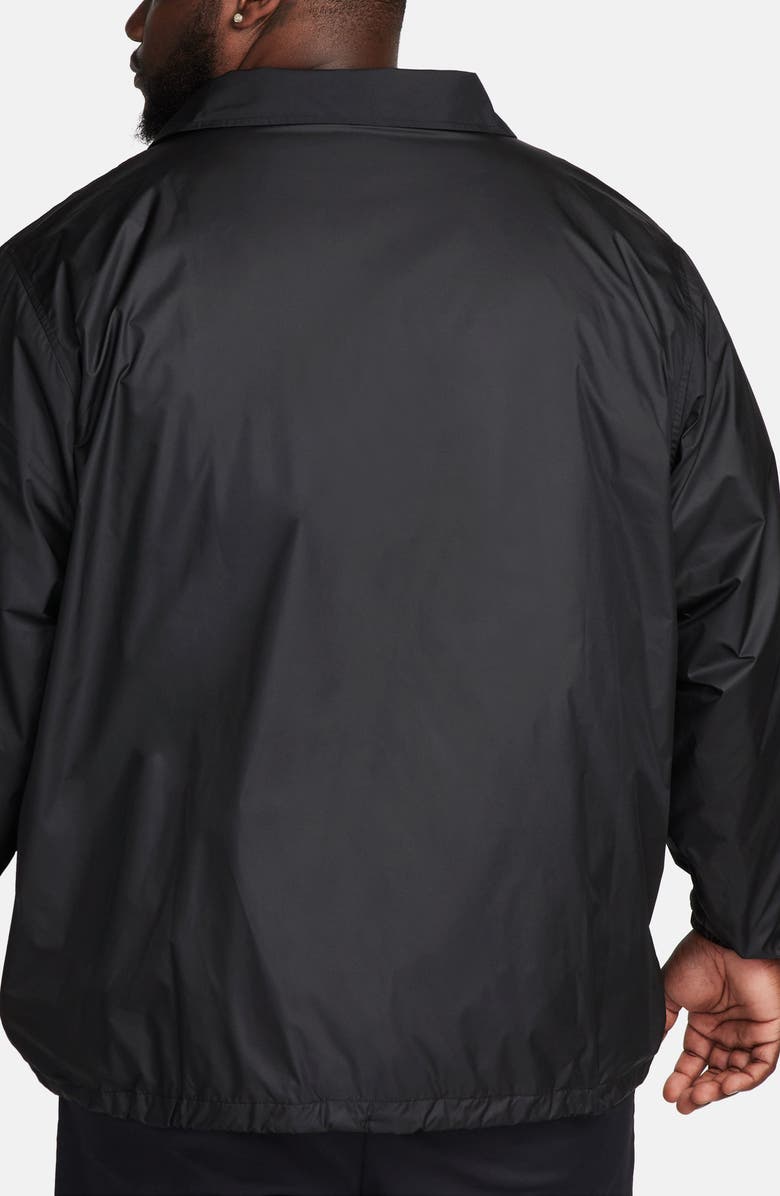 Nike Club Coach's Jacket, Alternate, color, Black/ White