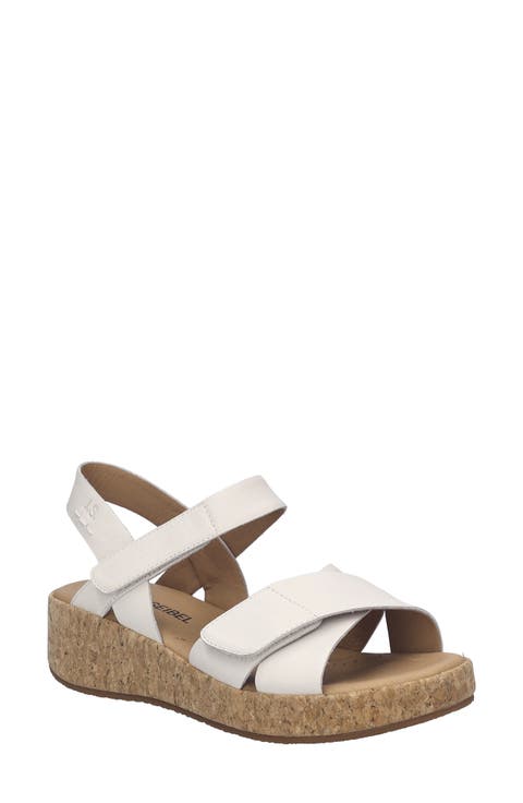 Evita 03 Slingback Platform Wedge Sandal (Women)