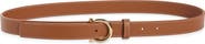 FERRAGAMO Donna Gancio Leather Belt
