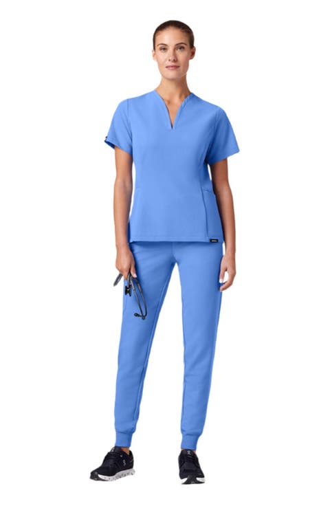 Silex Women's 6-Pocket Slim Mid-Rise Scrub Jogger