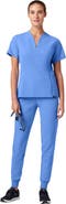 JAANUU Silex Women's 6-Pocket Slim Mid-Rise Scrub Jogger