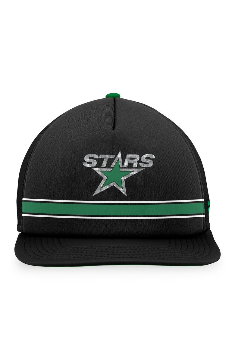 FANATICS Men's Fanatics Branded Black/ Dallas Stars Special Edition 2.0 Trucker Snapback Adjustable Hat, Alternate, color, 