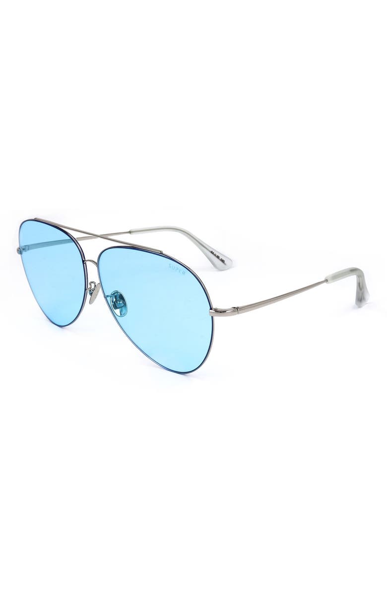 SUPER by RETROSUPERFUTURE<sup>®</sup> 58mm Aviator Sunglasses, Alternate, color, Blue