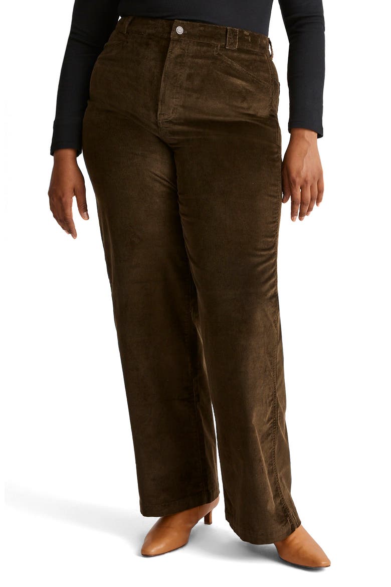 Emmett 2.0 Wide Leg Corduroy Pants, Alternate, color, EXPEDITION GREEN
