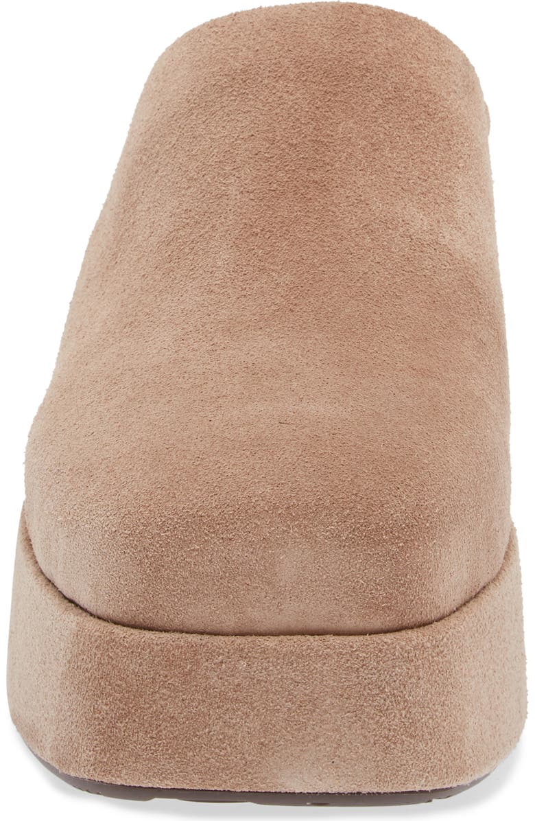 Chocolat Blu Hedia Platform Mule, Alternate, color, Latte Suede