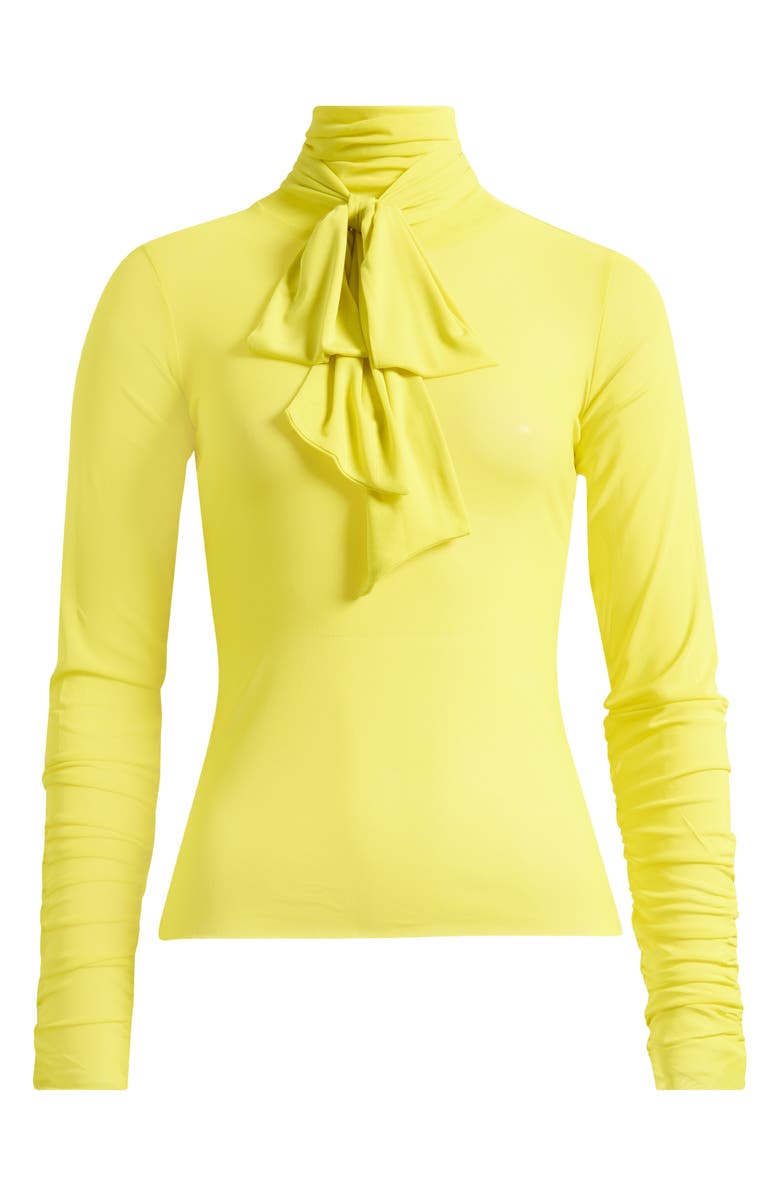 AFRM Julien Tie Neck Top, Alternate, color, Citrus