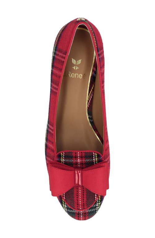 J. Reneé Kori Almond Toe Pump In Red