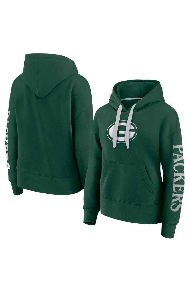 FANATICS Women's Fanatics  Green Green Bay Packers Elements Next Pullover Hoodie, Main, color, 