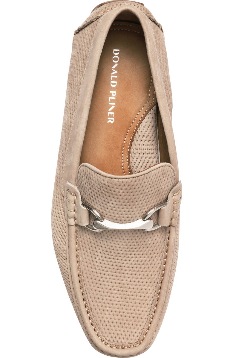 Donald Pliner Textured Horsebit Loafer, Alternate, color, Sand