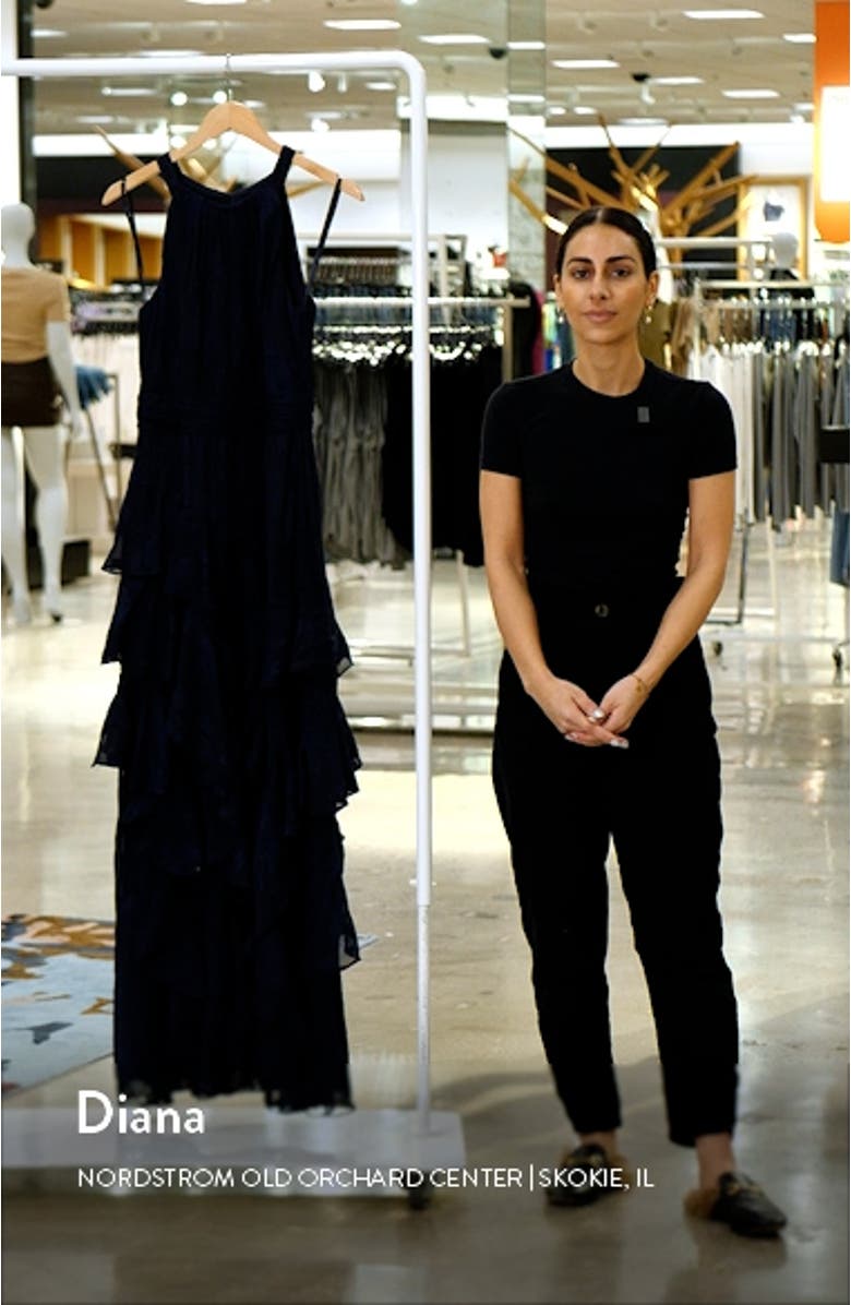 Ruffle Metallic Gown, sales video thumbnail